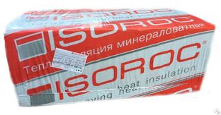 Утеплитель Isoroc (Изорок) Изолайт 1200х600х50 мм (плотность 50 кг/м3)